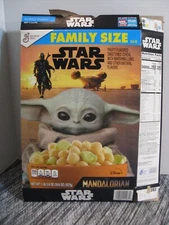 General Mills Limited Edition Empty Cereal Box - Star Wars - Mandalorian - 2022
