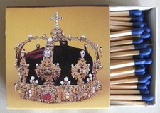Streichholzschachtel Krone Erik XIV.