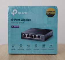 TP-Link TL-SG105, 5 Port Gigabit Unmanaged Ethernet Switch, Network Hub