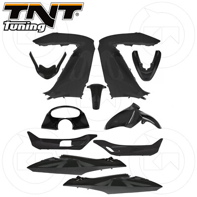 KIT CARENE 11 PEZZI CARENA VERSIONE ORIGINALE NERO LUCIDO HONDA