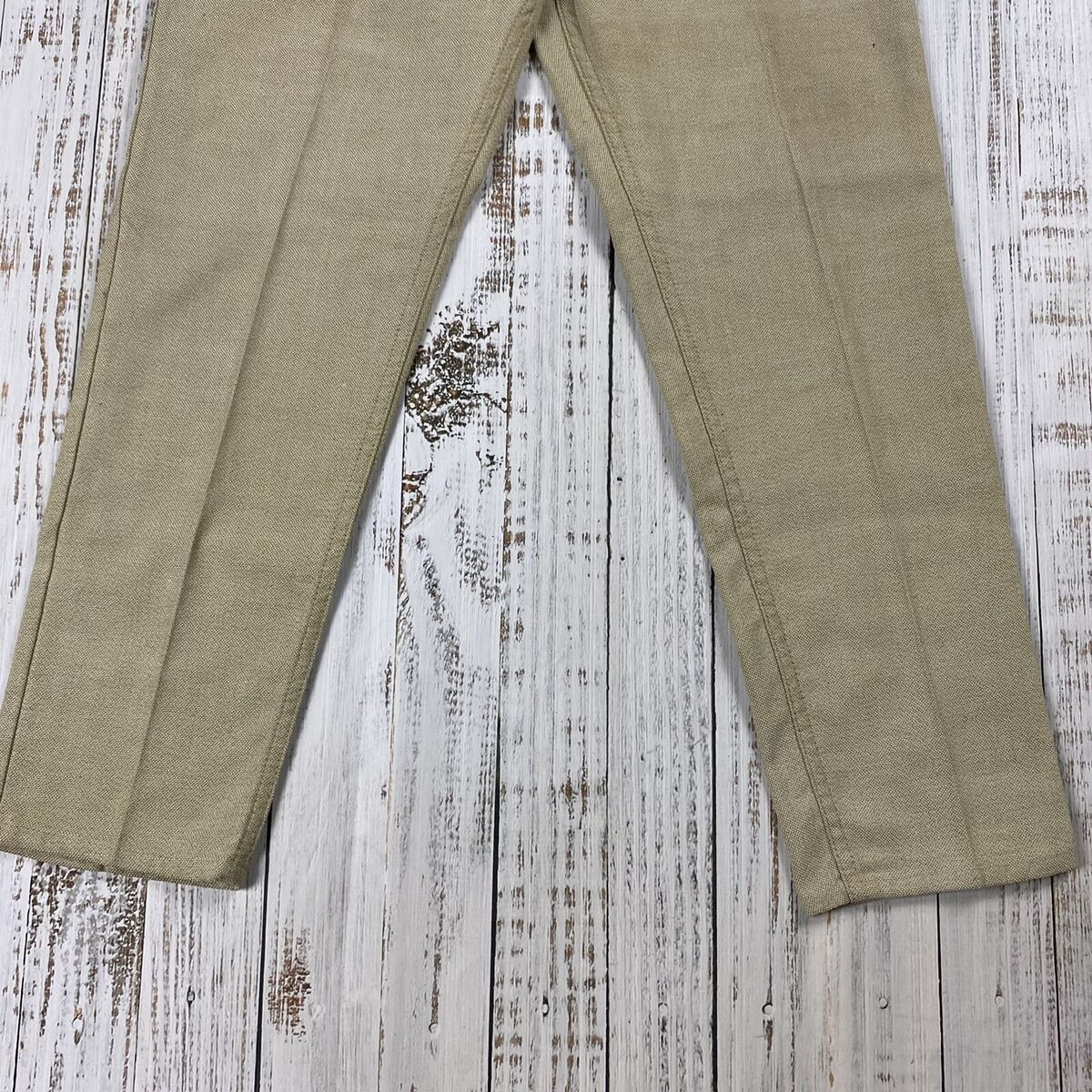 RARE 60S LEVIS BIG E STA-PREST JEANS BEIGE TAN TEXTURED RARE 60S LEVIS BIG E STA-PREST JEANS BEIGE TAN TEXTURED