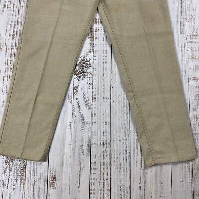 60s〜70s BIG E Levi's STA-PREST slacks RARE 60S LEVIS BIG E STA-PREST JEANS BEIGE TAN TEXTURED TWILL