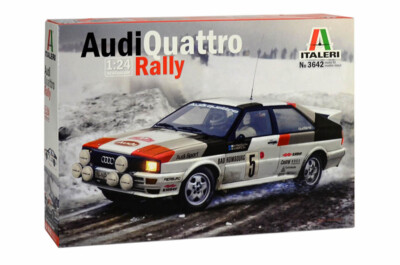 Audi Quattro Rally WRC 1:24 Model Kit Bausatz Italeri 3642