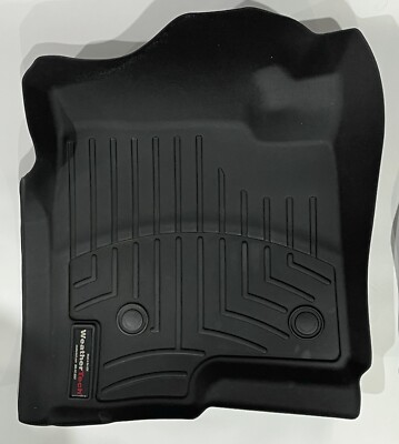 WeatherTech W299 All-Weather Floor Mats – 1st Row, Front, Black, Vehicle Specific