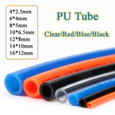 Pneumatic PU Pipe Polyurethane Flexible Tubing Pipe Hose - Air Fuel Oil 4mm-16mm
