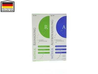 WÖHLK CONTACT-LINSEN GMBH WÖHLK AUFBEWAHRUNG A (45ml) und REINIGER R (15ml)