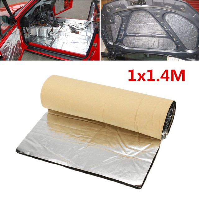 Car Aluminum Foam Firewall Mat Soundproofing Noise Heat Insulation 55.1
