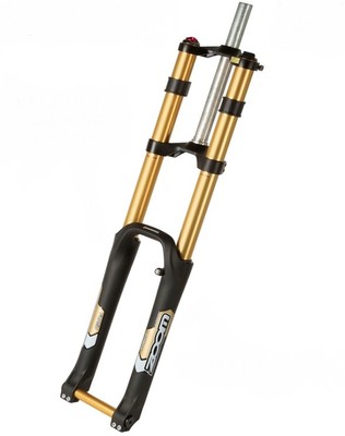 Federgabel MTB 26'' ZOOM 680 FORGO Downhill  1-1/8'' A-head, mattschwarz Neu