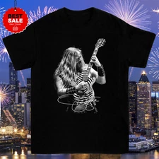 Vintage Zakk Wylde autographed T Shirt 1990 Black Size S-5XL