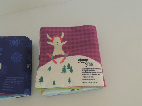 Giggle & Grow By Bendon Winter Fun Crinkle Book= I LOVE SNOW TWO BOOKS - Picture 2 of 10