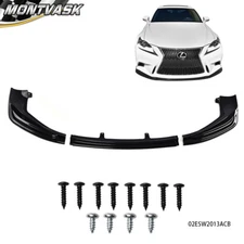 Fit For Lexus IS250/350/300 F-Sport 14-16 Carbon Look Front Bumper Lip Splitter