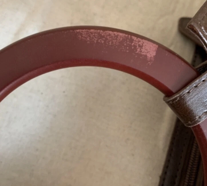 Cartera de yute con mango de madera Chico’s lentejuelas suroeste rebordear turquesa tostado Foto 3 de 4