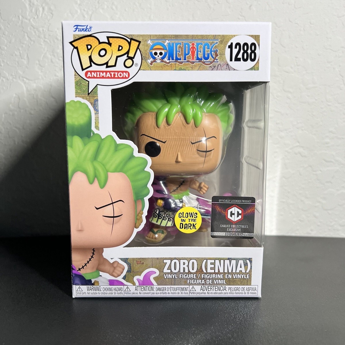 Funko Pop! One Piece: ZORO (ENMA) Vinyl Figure CC Exclusive with protector