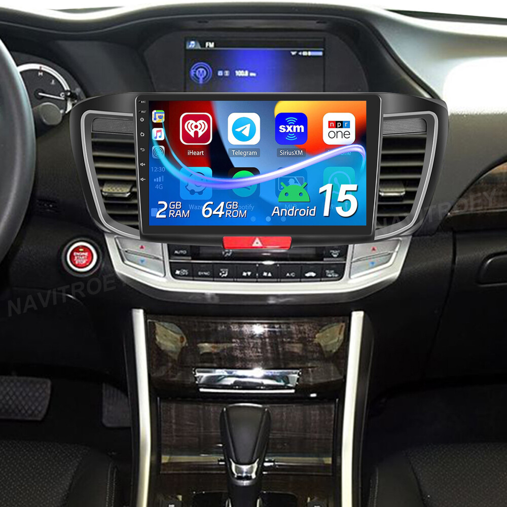 For Honda Accord 2013-2015 Apple Carplay Car Stereo Radio Android