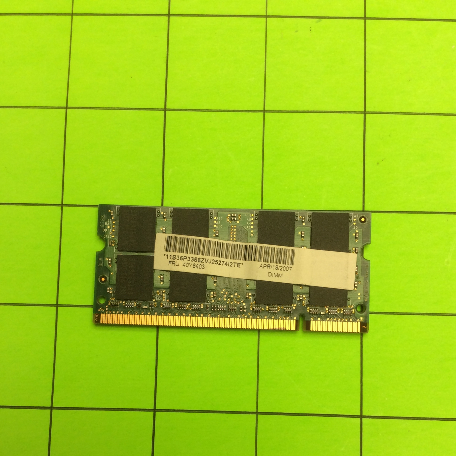 M470T2953EZ3-CE6 1GB DDR2-667 (PC2-5300) PC2-5300S Random Access Memory ...