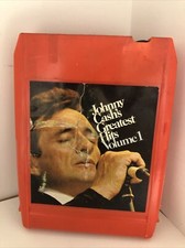 Johnny Cash  s GREATEST HITS VOLUME 1 Columbia 1967 Eight 8 Track Tape 18 10 0264