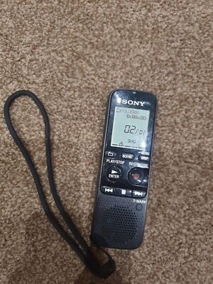 Sony IC Digital Voice Recorder Model ICD-PX333 schwarz - getestet