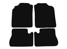 Schwarz Fußmatten Velour für Nissan Micra K11 1992-2000 Autoteppiche, 14xRand