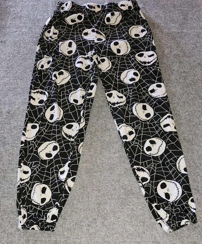 Pesadilla antes de Navidad difuso suave niños talla S PJ/pantalones de salón Foto 2 de 4