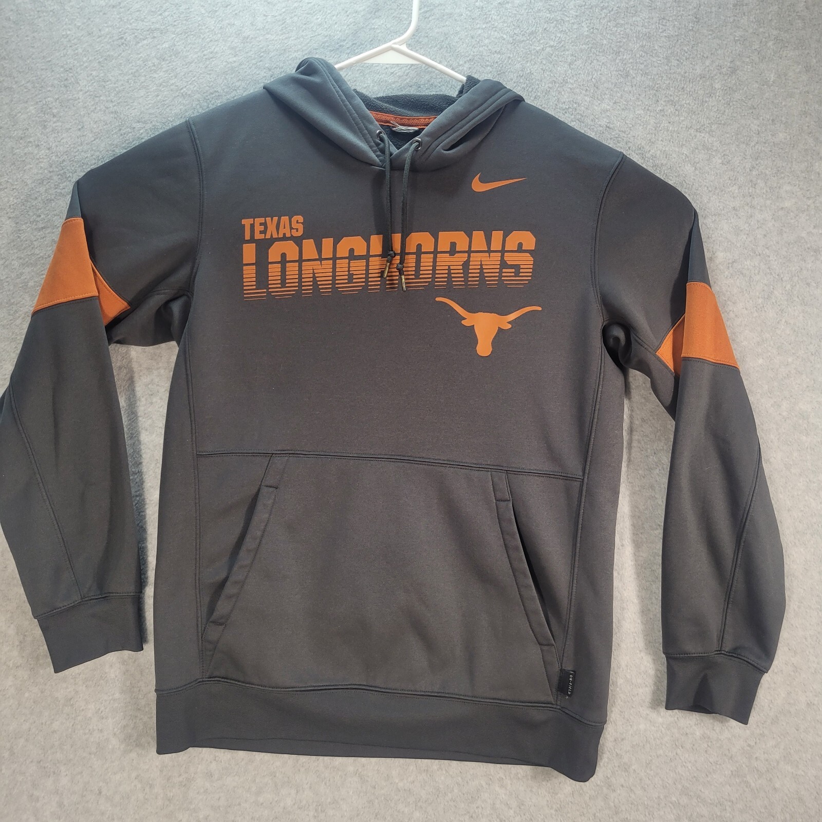 Nike Texas Longhorns Jacket Men's Orange Gray Fleece Long Sleeve Dri-Fit See Pic