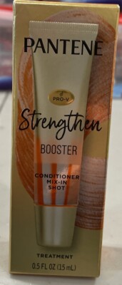 Pantene Pro V Strengthen Booster Hair Conditioner Mix In Shot 0.5oz New