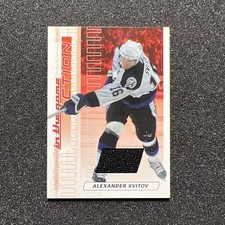 2003-04 In The Game ALEXANDER SVITOV #M-93 Tampa Bay Lighting JERSEY HOCKEY CARD