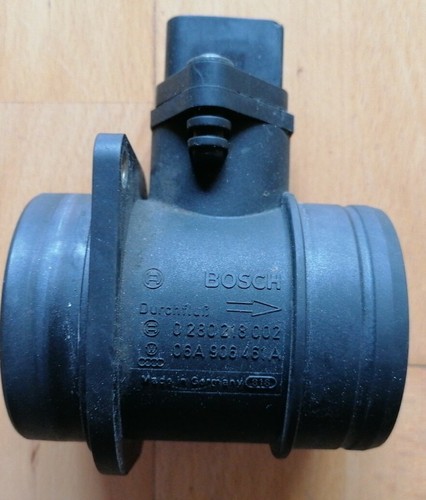 Org. Bosch VW AUDI Luftmassenmesser 0280218002 Luftmengenmesser 06A906461A LMM