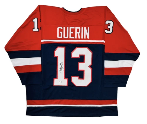 Bill Guerin USA Olympics Signed Jersey Custom Autographed Devils Beckett COA