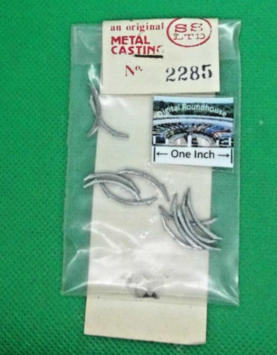 Scale Structures Limited HO #2285 Brackets, Large Eave (pkg 12) -Details Below