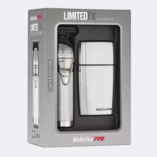 BABYLISSPRO LIMITEDFX SILVER TRIMMER AND DOUBLE-FOIL SHAVER PREPACK FXDUOFS2TS