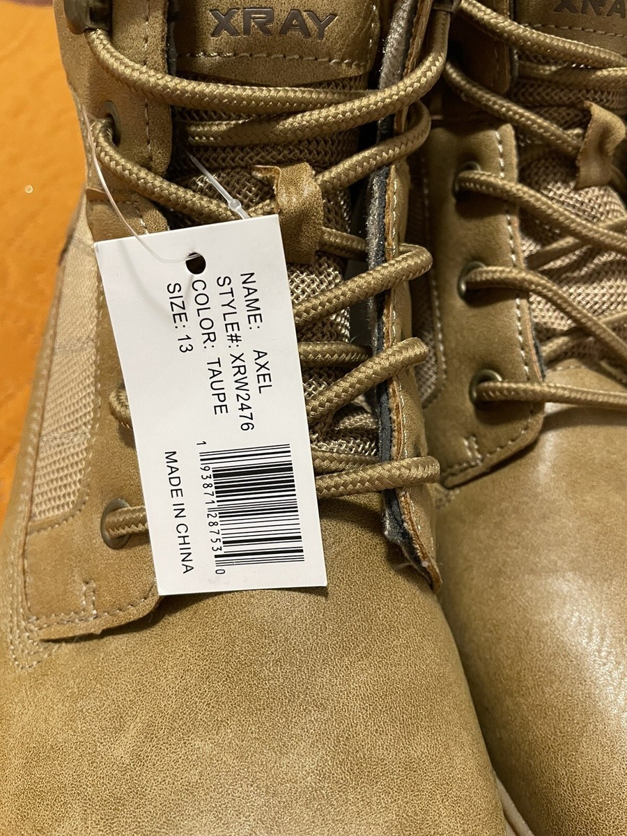 X-ray Footwear Lace-up Work Boots Men display picture 3