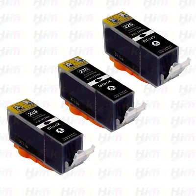 5 Cartucce Nere Mg6120 5 Cartucce Inchiostro Nero Con Chip Per Canon Pixma - Compatibili Con PGI-225 BK, Modelli MG5220, MG5320, MG6120, MG6220 Cartucce Inchiostro Canon - Foto 5
