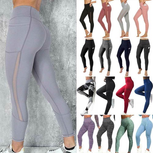 high waisted gym leggings ebay