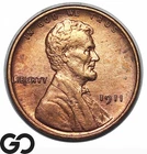 1911 Lincoln Cent Wheat Penny