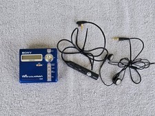 Sony Net MD Walkman MZ-N707 Type R Blue Minidisc Recorder Player Read Desc. 