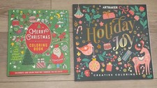 Merry Christmas Coloring Book Holiday  Joy Artmaker Creative Coloring-NEW