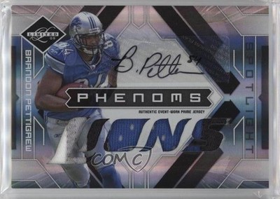 2009 Donruss Limited 18/25 Brandon Pettigrew #231 Rookie Auto RC 10lp