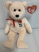 Ty Beanie Baby ❤️ I Love New York The Bear 8.5" New MWMT's
