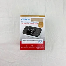 Omron 10 Series Upper Arm Blood Pressure Monitor AFib Screening BP7465