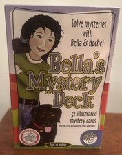 Bella's Mystery Deck 52 Illustrated Cards Solve Mysteries Noche Lab Dog MindWare