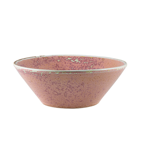 Terra Porcelain Rose Conical Bowl For Hotel Restaurants Buffets 16cm Pack of 6