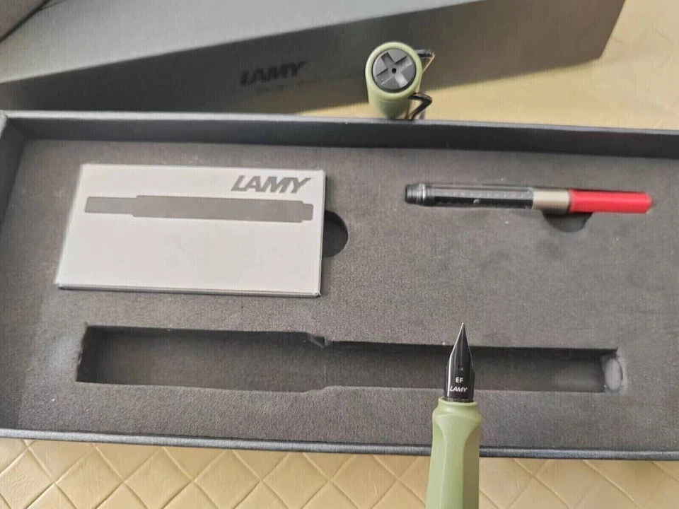 Caneta LAMY Safari Origin edição especial limitada 2021 Savannah com caixa melhores presentes - Imagem 2 de 4