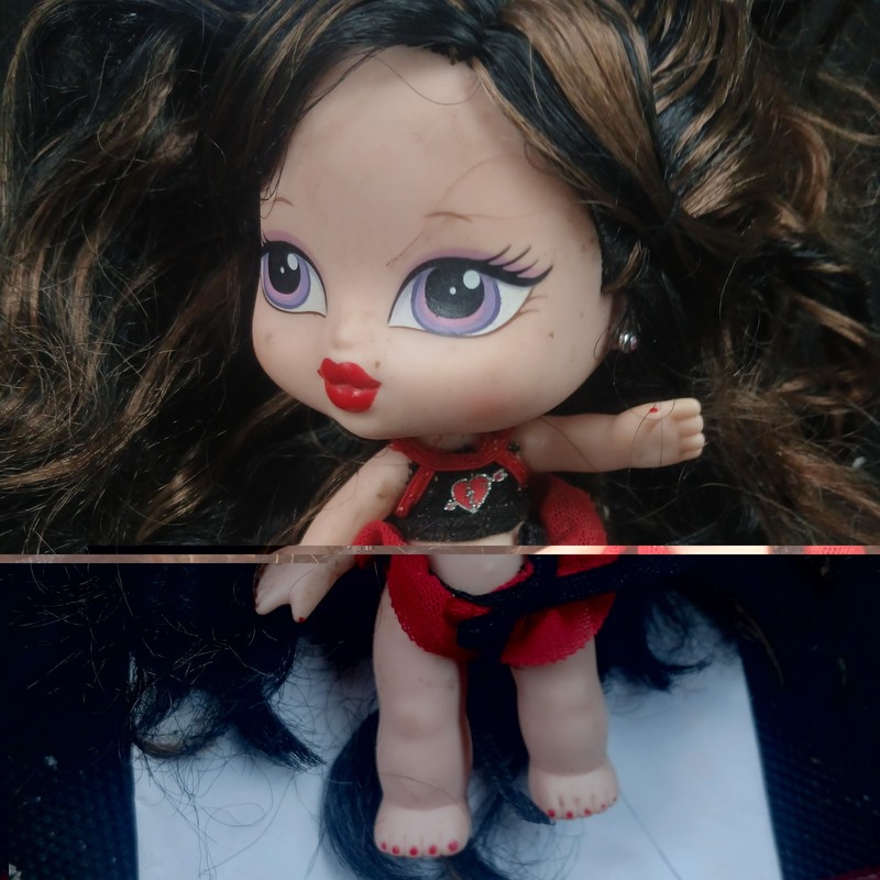 RARE Original Bratz Babyz The Movie Twiins Hair Flair NORA and NITA Dolls used