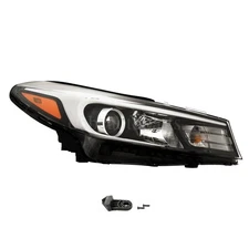 Headlights For 2017 2018 Kia Forte Halogen Front Right Passenger Side No LED