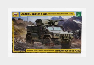 1:35 ZVEZDA Kamaz Typhoon Vdv 4X4 K-4386 Military 2010 Bausatz ZS3648 Model