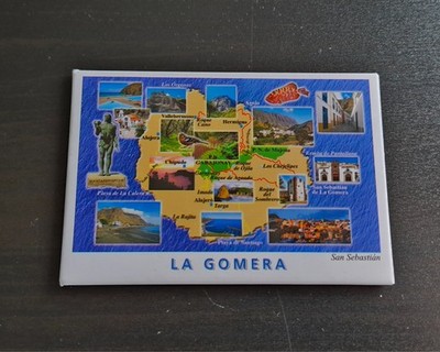 La Gomera kühlschrank magnet Kanarische Inseln fridge souvenir külmik suve