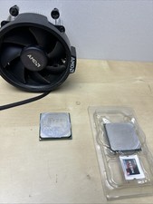 AMD Ryzen 5 1600 Processors 2 and 1 Cooling Fan Used Untested for Parts