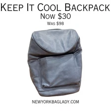 Keep It Cool Backpack - Denim Distressed 