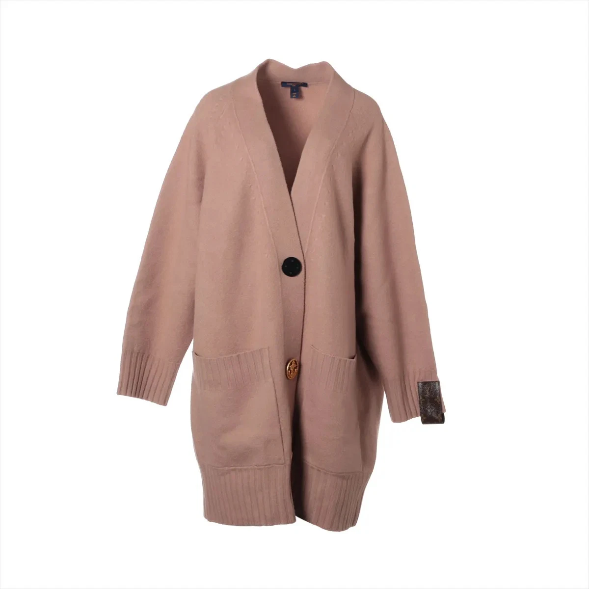 LOUIS VUITTON（LV） Louis Vuitton 23SS Cappotti Lana Cappotti Donna Rosa RW231B Bottone Ancoraggio Monogramma