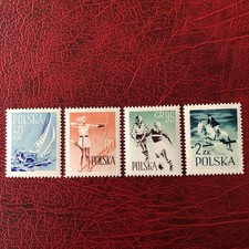 Poland Stamps 1959 MNH Sports